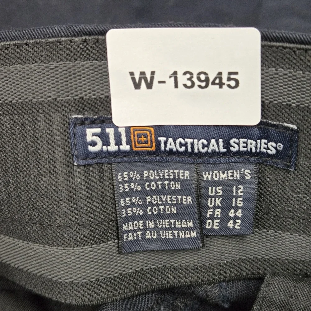 5.11 Tactical Series Women Pants US 12 Black Cargo PDU Tactical 30